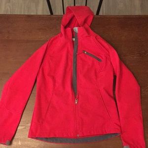 Lightweight, red jacket
